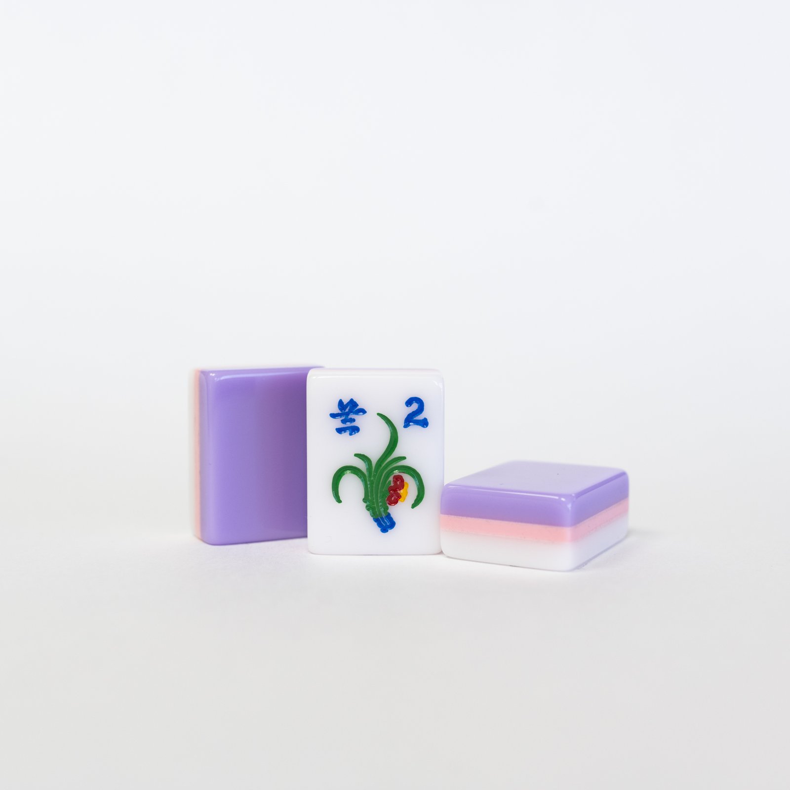 3 Layer Lavender/Pink/White - MahJongg Maven & Games